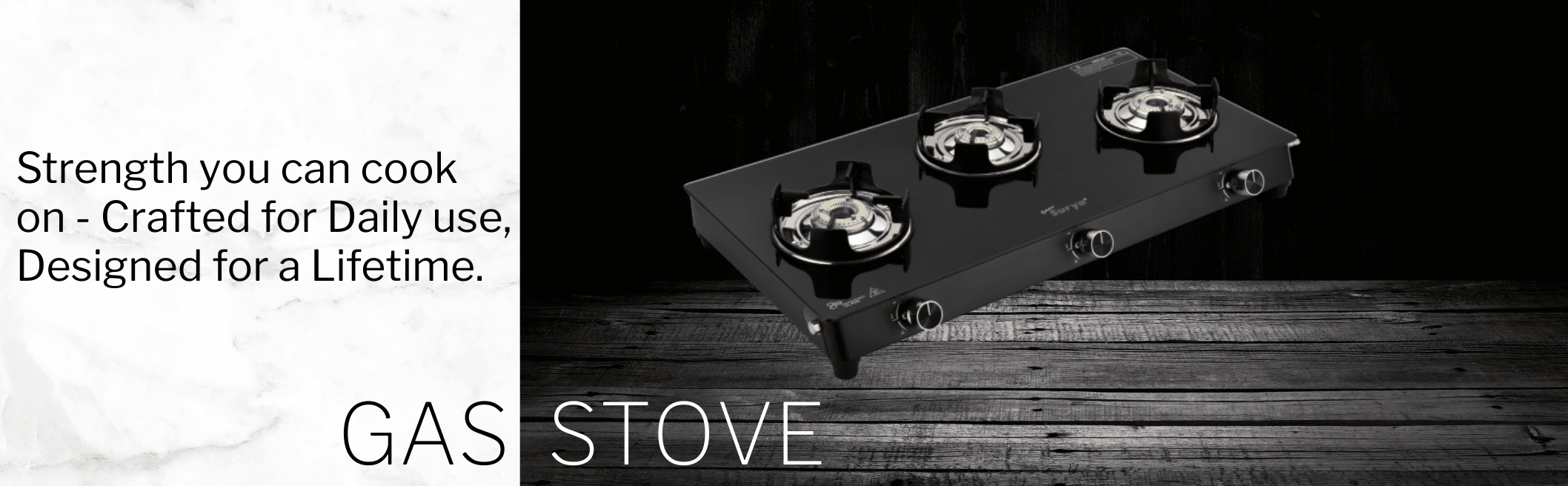 Golden Surya Gas Stove Banner
