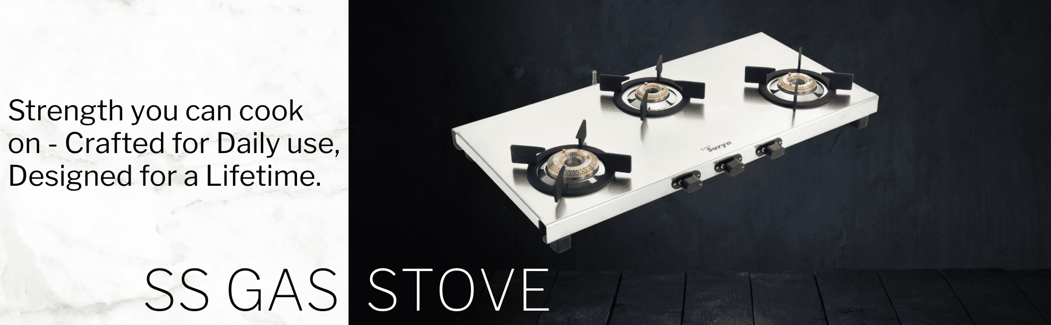 Golden Surya SS Gas Stove Banner